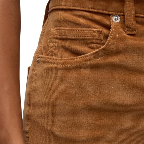 Veronica Beard Sheridan Bell Bottom High Rise Corduroy Pants in Camel Sz 32 - Picture 8 of 14